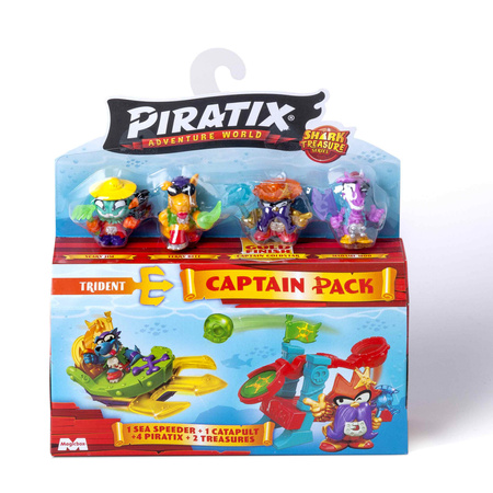 Piratix Shark Treasure Captain Pack 1szt.mix