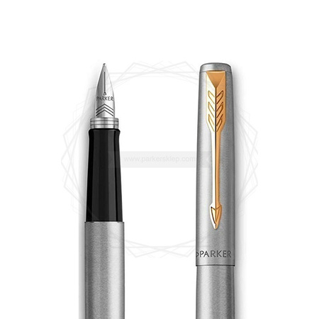 Pióro wieczne Parker Jotter Stainless Steel GT (M) niebieskie 2030948