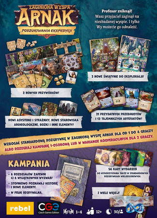 Gra Zaginiona wyspa Arnak Poszukiwania ekspedycji dodatek