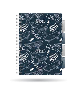 Kołozeszyt A5 100k kratka PP Coolpack street life