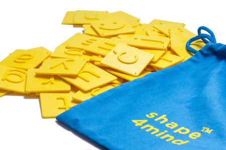 Shape4mind Małe litery 156 sztuk