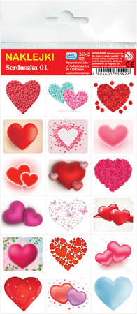 Naklejki Serduszka 01