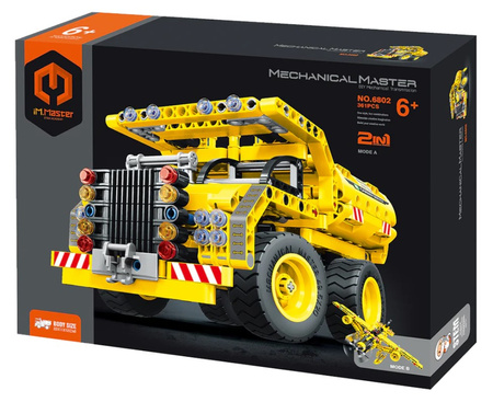 Klocki  iM.Master 2w1 Wywrotka Szybowiec 361 elementów