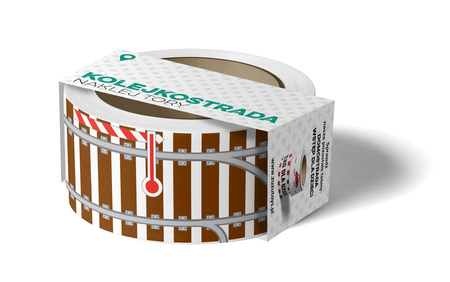 Taśma naklej tory kolejkostrada PAP