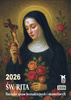 Kalendarz 2026 ścienny Św. Rita Patronka spraw beznadziejnych i niemożliwych