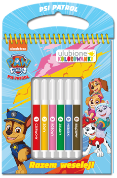 Razem weselej. Psi Patrol. Ulubione kolorowanki