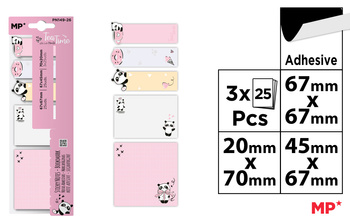 Karteczki samoprzylepne MP Panda Tea Time