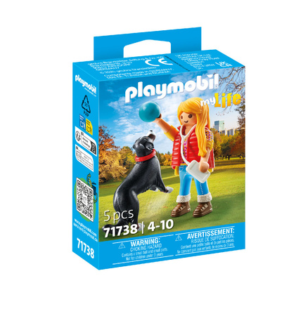 Playmobil Dziewczynka z psem pasterskim 71738