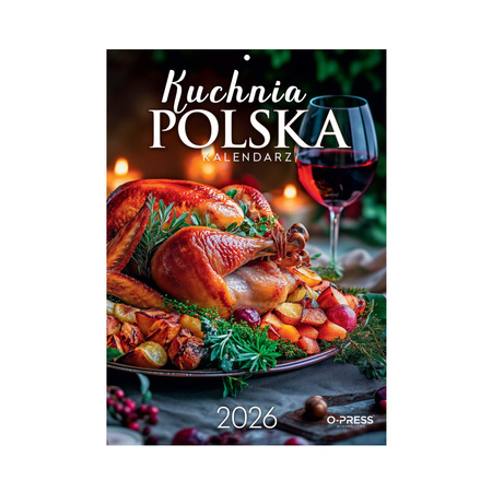 Kalendarz 2026 Kuchnia Polska A4 ścienny
