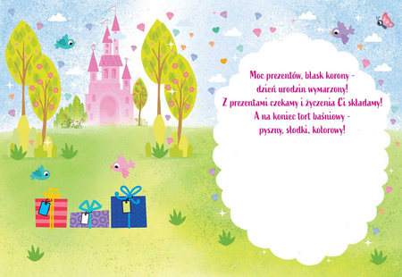 Karnet B6 Królewna 3 Urodziny