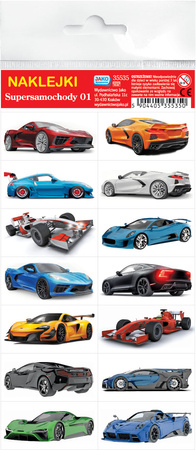 Naklejki Supersamochody 01