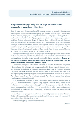 Matematyka od podstaw materiały dla dzieci ze specjalnymi potrzebami edukacyjnymi