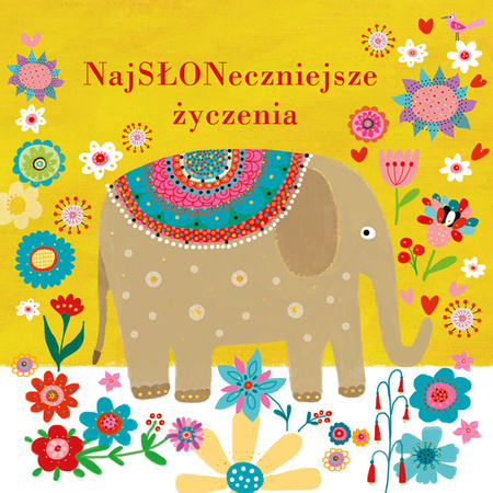 Karnet kwadrat słoń