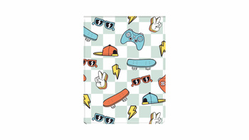 Okładka na dokumenty ucznia pion z nadrukiem skate