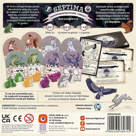 Gra Septima Zmiennoksztność i Omeny dodatek