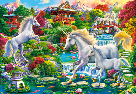 Puzzle 1500 Unicorn Garden C-152117-2