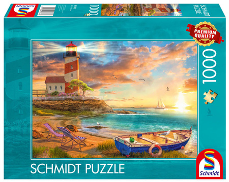 Puzzle 1000 PQ Zachód słońca nad zatoką 112740