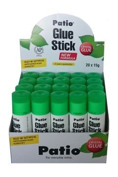 Display Klej w sztyfcie Crystal Gel 15g  20 szt.
