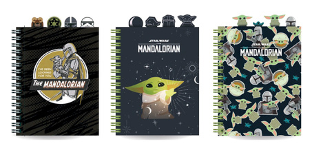 Kołobrulion B5 Disney fashion Mandalorian 100 kartek Disney 1szt. mix