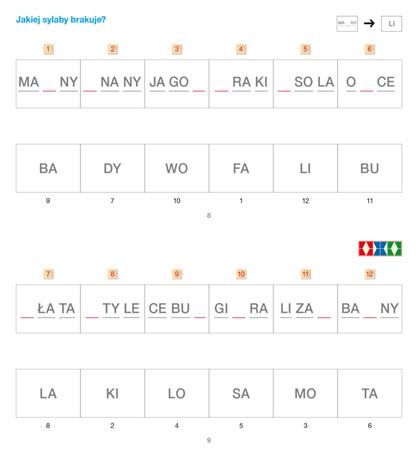 PUS Sylabowe potyczki 4 Mistrz czytania