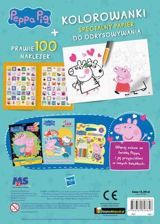 Baw się z Peppą! Świnka Peppa. Odrysuj koloruj