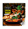 Kalendarz 2026 Kulinarny ścienny lux