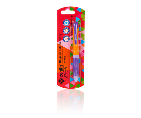 Długopis z ergonomicznym uchwytem Zenith praxis blister