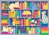 Puzzle 500 Koty wśród książek 113049