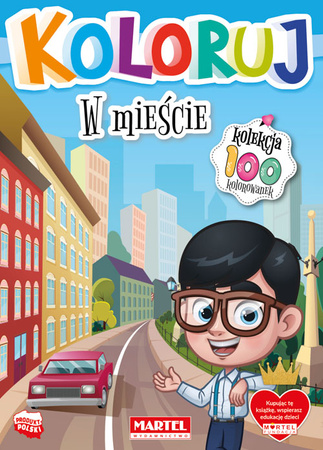 W mieście. Koloruj