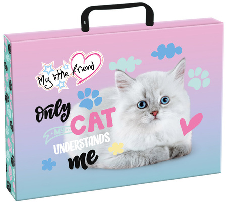 Teczka A4 z rączką MY LITTLE FRIEND 1 szt. mix