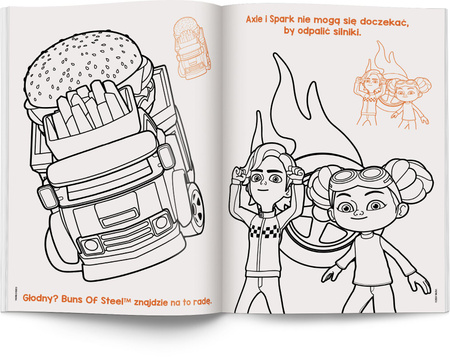 Hot Wheels Let's Race kolorowanka z naklejkami NA-1601