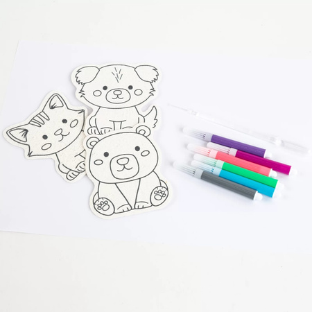 Magiczne karty aktywowane wodą friends Kidea