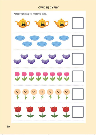 Elementarz. Nauka liczenia z ćwiczeniami