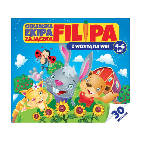 Ciekawska ekipa zajączka filipa z wizytą na wsi