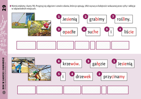 Rok w sadzie i ogrodzie materiały dla uczniów z niepełnosprawnością Poznaję pytam wiem