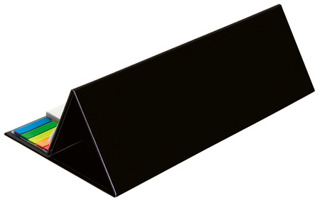 Kalendarz 2026 z notesem MAXI miesięczny klejony czarny