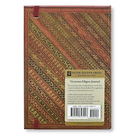 Notatnik B6 Mini Wiktoriański Filigran Peter Pauper Press