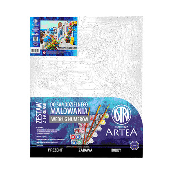 Malowanie po numerach Astra Artea Magiczne Santorini