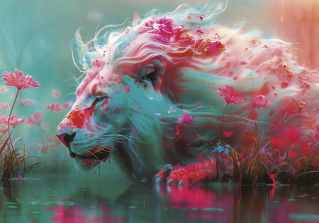 Puzzle 500 Król zwierząt 113453