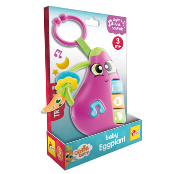 Lisciani Carotina Baby zabawka elektroniczna z grzechotką bakłażan 304-109890