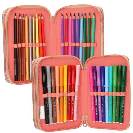 Piórnik potrójny z wyposażeniem Top Model Girl Power 13283A