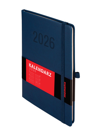 Kalendarz 2026 Memofix A5 TDW granatowy