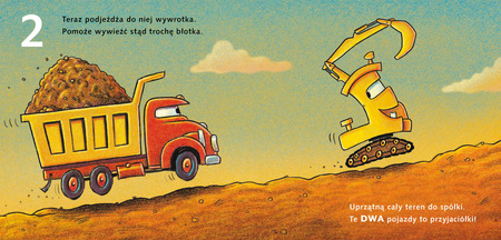 Koparka i cyfry. Snów kolorowych, placu budowy