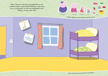 Oto nasz dom. Świnka Peppa. Przyklejam Odklejam