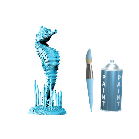 Cartonic 3D Puzzle SEAHORSE
