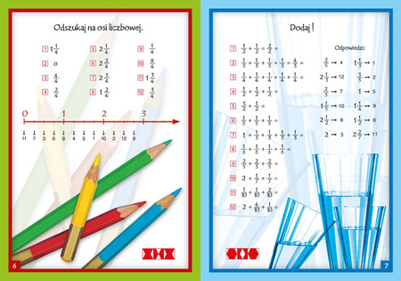 PUS Ułamki dodawanie i odejmowanie ułamków zwykłych część 1