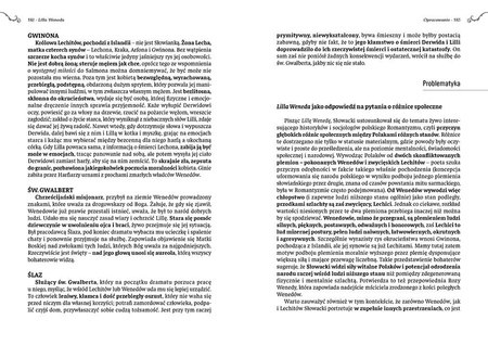 Lilla Weneda. Lektura z opracowaniem