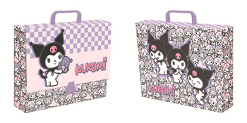 Teczka A4 z rączką XL Kuromi Pink