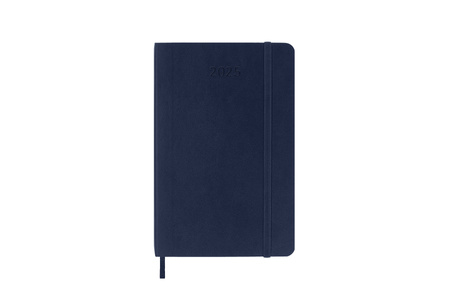 Kalendarz 2025 12M Moleskine P dzienny Sapphire Blue 9x14