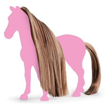 Włosy dla koni z linii Beauty Horses złoty brąz